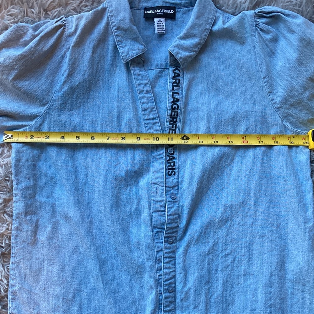 Karl Lagerfeld Denim Shirt - Picture 5 of 8